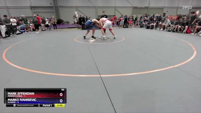 285 lbs Round 3 (8 Team) - Mark Effendian, Pennsylvania vs Marko Ivanisevic, Illinois