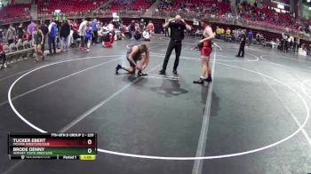 220 lbs 5th Place Match - Brode Denny, Hershey Youth Wrestling vs Tucker Ebert, McCook Wrestling Club