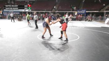 G 235 lbs Cons. Round 3 - Valkyrie Ibarra, Benton Girls vs Mattea Delaney, Glen Oaks Girls