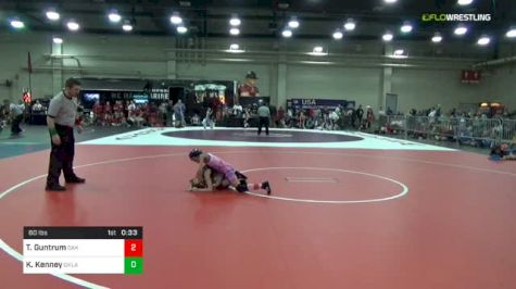 60 lbs Round Of 16 - Talea Guntrum, Oak Glen vs Khloe Kenney, Oklahoma Girls National Team