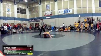 84 lbs Round 3 (4 Team) - Charlie Miller, Mater Dei Wrestling Club vs Ezekiel Ratliff, Columbus North Wrestling Club