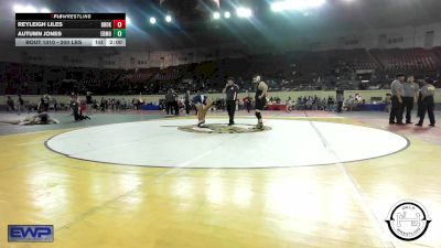 200 lbs Semifinal - Reyleigh Liles, Broken Arrow Girls Junior High vs Autumn Jones, Edmond North