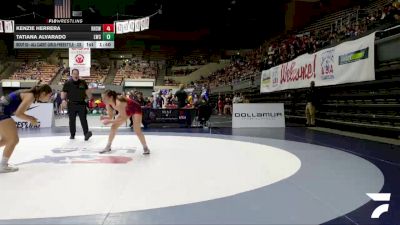 Champ. Round 1 - Kenzie Herrera, Reedley High School Wrestling vs Tatiana Alvarado, Legacy Wrestling Center