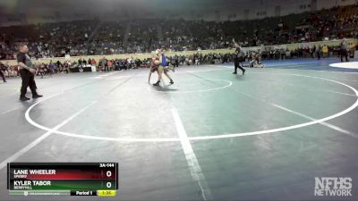 3A-144 lbs Semifinal - Lane Wheeler, Sperry vs Kyler Tabor, Berryhill