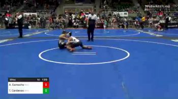 96 lbs Quarterfinal - Aaron Camacho, Bolingbrook Jr Raiders vs Travis Cardenas, Grindhouse Wrestling