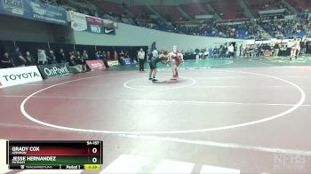 5A-157 lbs Cons. Round 3 - Jesse Hernandez, Putnam vs Grady Cox, Lebanon