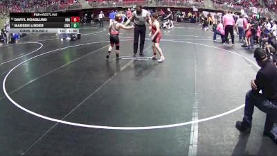 105 lbs Cons. Round 2 - Madsen Linder, Cozad Wrestling Club vs Daryl Hoaglund, Brady