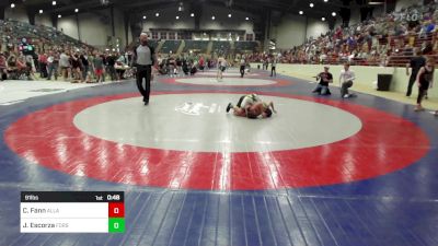 91 lbs Final - Colin Fann, Allatoona Youth Wrestling Club vs Jacob Escorza, Forsyth Central Wrestling