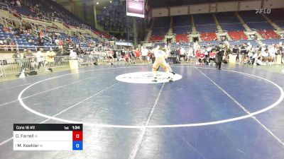 215 lbs Cons 16 #2 - Donavon Farrell, IA vs Mason Koehler, IA