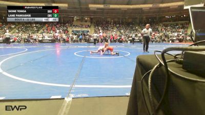 52 lbs Round Of 32 - Sione Tonga, Siouxland Wrestling Academy vs Lane Pankaskie, Claremore Wrestling Club