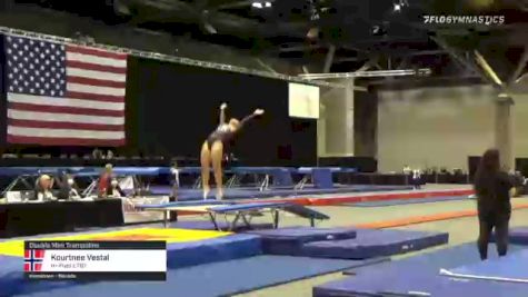 Kourtnee Vestal - Double Mini Trampoline, Hi-Flyers T&T - 2021 USA Gymnastics Championships