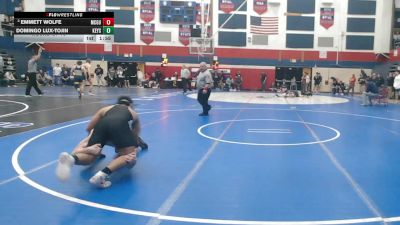 145 lbs Round Of 16 - Emmett Wolfe, McGuffey vs Domingo Lux-Tojin, Keystone Oaks