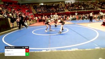 92 lbs Quarterfinal - Ike Burr, Jenks Trojan Wrestling Club vs Bobby Lima, Broken Arrow Wrestling Club