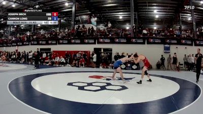 74 kg Cons. Round 3 - Joseph Beck, One Unit Wrestling Academy vs Cannon Long, Shenandoah Valley RTC