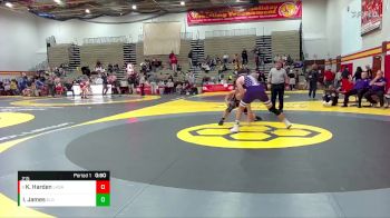 215 lbs Cons. Round 4 - Kamrn Harden, Cincinnati LaSalle vs Ian James, Elder