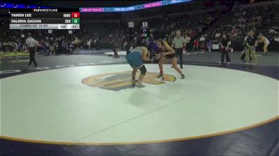 190 lbs Consi Of 16 #2 - Tairen Lee, Ramona (SD) vs Valeria Galvan, Sierra (SJ)