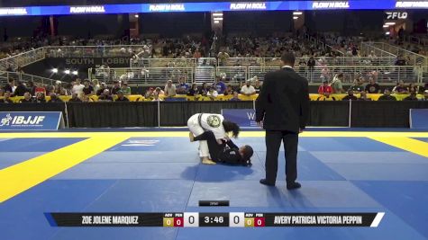 Avery Patricia Victoria Peppin vs Zoe Jolene Marquez 2025 Pan Kids Jiu-Jitsu IBJJF Championship
