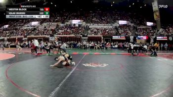Quarterfinal - Izaak Munski, Cascade vs Weston Block, Thompson Falls / Noxon
