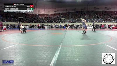 200 lbs Round Of 16 - Trusten Ross, Woodward Junior High vs Devin McColloch, Sand Springs Jr High