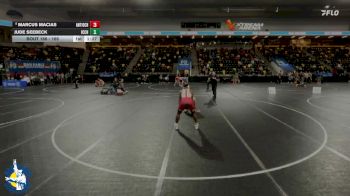 165 lbs Champ. Round 1 - Jude Seebeck, Iowa City, City High vs Marcus Macias, Antioch