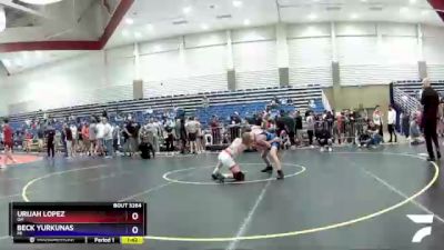 110 lbs 1st Place Match - Urijah Lopez, OH vs Beck Yurkunas, MI