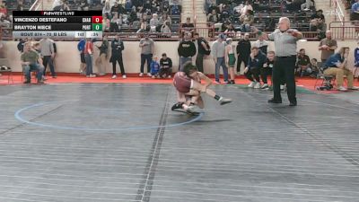 70_B lbs Consi Of 16 #2 - Vincenzo Destefano, Charleroi vs Brayton Niece, Port Allegany