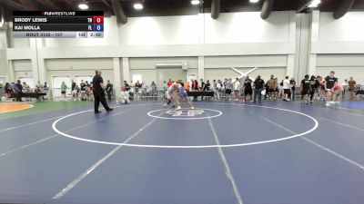 157 lbs Cons. Round 1 - Brody Lewis, TN vs Kai Molla, FL