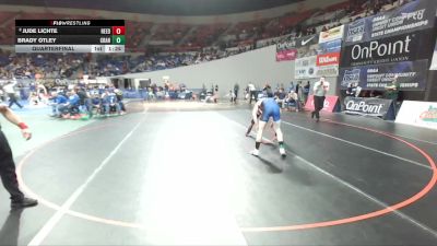 2A/1A Boys 150 Quarterfinal - Jude Lichte, Reedsport Boys vs Brady Otley, Crane Boys