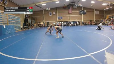 133 lbs Champ. Round 2 - Jason Ramirez, Arizona Christian University vs Atridad Feizi, Menlo