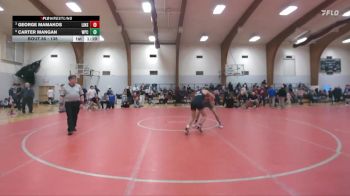 138 lbs Quarterfinal - George Mamakos, Linsly School vs Carter Mangan, William Penn Charter School