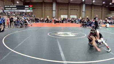 113 lbs Champ. Round 2 - Rowdy Angst, Liberty vs Micah Meurer, Randall