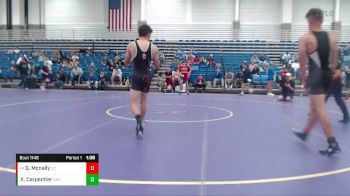 141 lbs Champ. Round 3 - Gabriel Mcnally, Oregon Clay vs Xavier Carpentier, Grandville