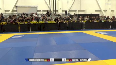 Gabrielle H Czernik vs Julia Boscher Seixas Pinto 2024 World IBJJF Jiu-Jitsu No-Gi Championship