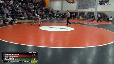 N-16 lbs Cons. Semi - Charlie Menzel, Solon Wrestling Club vs Levi Simon, Westside Wrestling Club