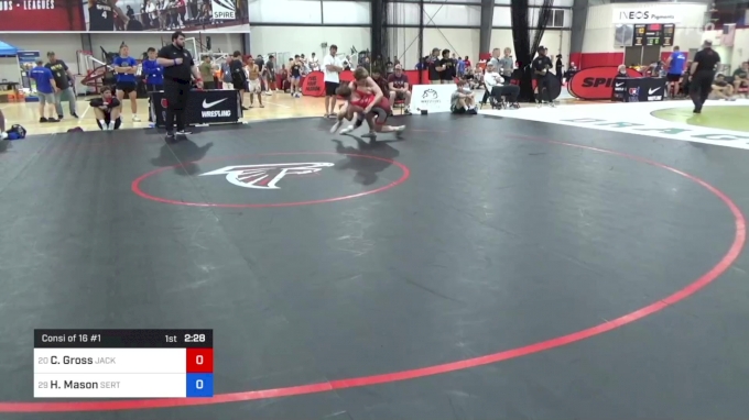 65 kg Consi Of 16 #1 - Caleb Gross, Jackrabbit Wrestling Club vs Hunter ...