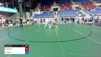 126 lbs Cons 32 #1 - Blake Gioimo, Iowa vs Dareyan Egner, Ohio