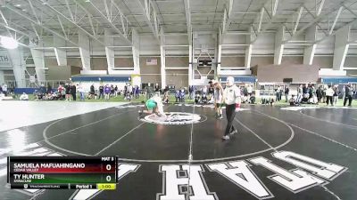 285 lbs Cons. Round 5 - Samuela Mafuahingano, Cedar Valley vs Ty Hunter, Syracuse