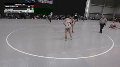 113 lbs Champ. Rd Of 128 - Eli Lonski, Montana vs Levi DeVetter, Iron Hawk Wrestling Academy