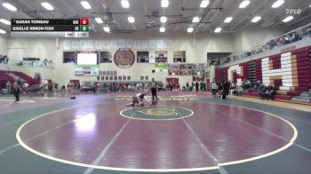 170 lbs Quarterfinal - Sarah Toribau, Oakley vs Giselle Nimon-Toki, Southridge