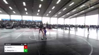 72 lbs Rr Rnd 3 - Xavier Castillo, NM Bad Boyz vs Devin Delegarito, Stout Wr Ac