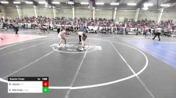 144 lbs Quarterfinal - Malachi Wood, No Team vs Daniel Martinez, Alamosa