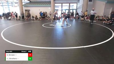 150 lbs Champ. Round 2 - Logan Struthers, Clovis High vs Sebastian Barajas, Monster Garage