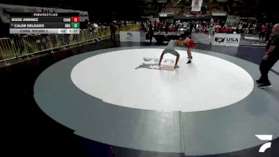 Cons. Round 5 - Jesse Jimenez, Centennial High School Wrestling vs Caleb Delgado, 951 Wrestling Club