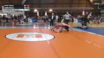152 lbs Rr Rnd 1 - Colby Houle, Northfield Mount Hermon Nmh vs James Rocco, Iron Faith Wrestling Club / Barrington High School