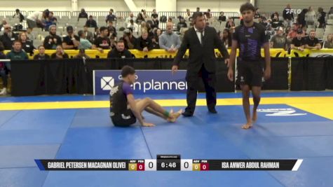 Isa Anwer Abdul Rahman vs Gabriel Petersen Macagnan Olivei 2025 World IBJJF Jiu-Jitsu No-Gi Championship