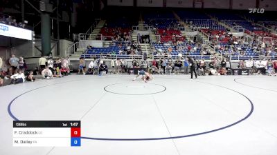 138 lbs Cons 32 #1 - Forrest Craddock, CO vs Matthew Dailey, PA