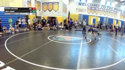 120 lbs Cons. Round 2 - Trey Viens, Team Barracuda vs Wyatt Feltgen, SOT / DOZ