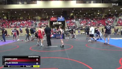 110 lbs Quarterfinal - Joseph Leick, IA vs Dylan Knaus, IL