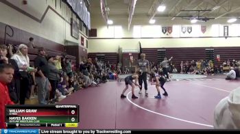 PW-10 lbs Quarterfinal - William Graw, X-men vs Hayes Bakken, Outlaw Wrestling Club