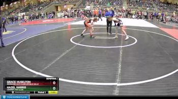 95 lbs Semifinal - Grace Huselton, Roseburg Mat Club/Umpqua Valle vs Hazel Harris, Cowboy Mat Club